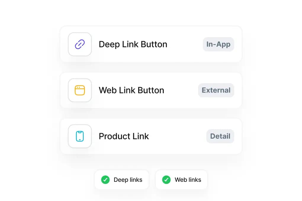 CTA buttons and deep links
